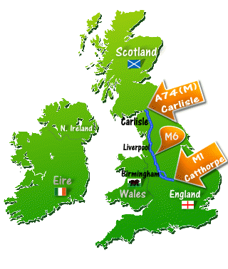 map of the M60 motorway