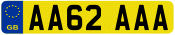 AA62 AAA number plates from Sept 2012